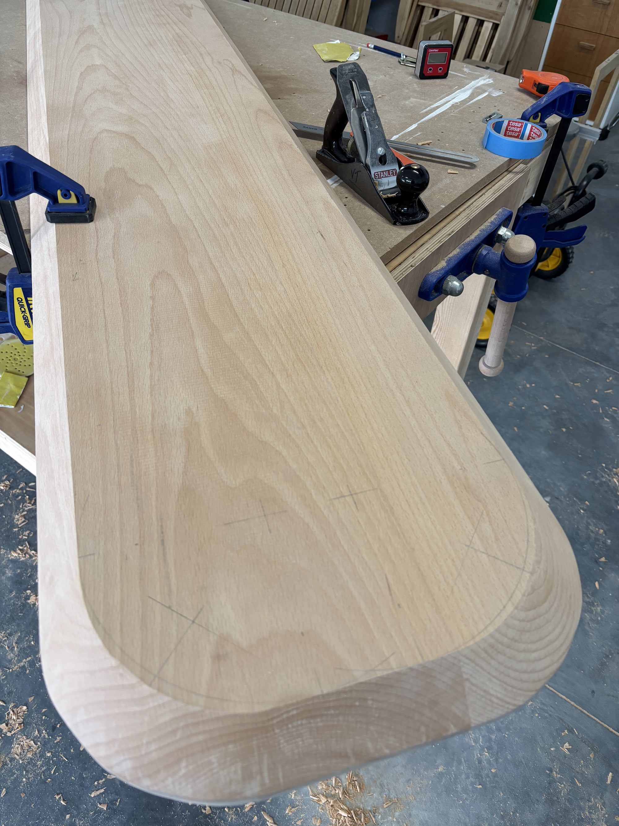 Bank — Handgemaakt in massief hout